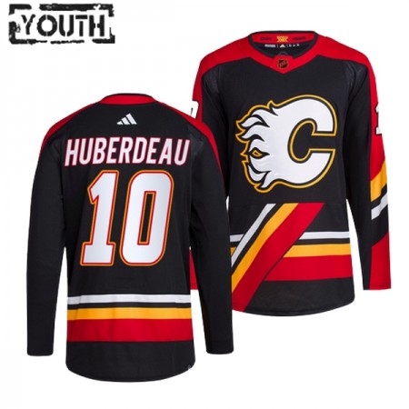 Calgary Flames tröja Jonathan Huberdeau 10 Adidas 2022-23 Svart Reverse Retro 2.0 Authentic - NHL Tröjor Barn Calgary Flames tröja Jonathan Huberdeau 10 Adidas 2022-23 Svart Reverse Retro 2.0 Authentic - NHL Tröjor Barn